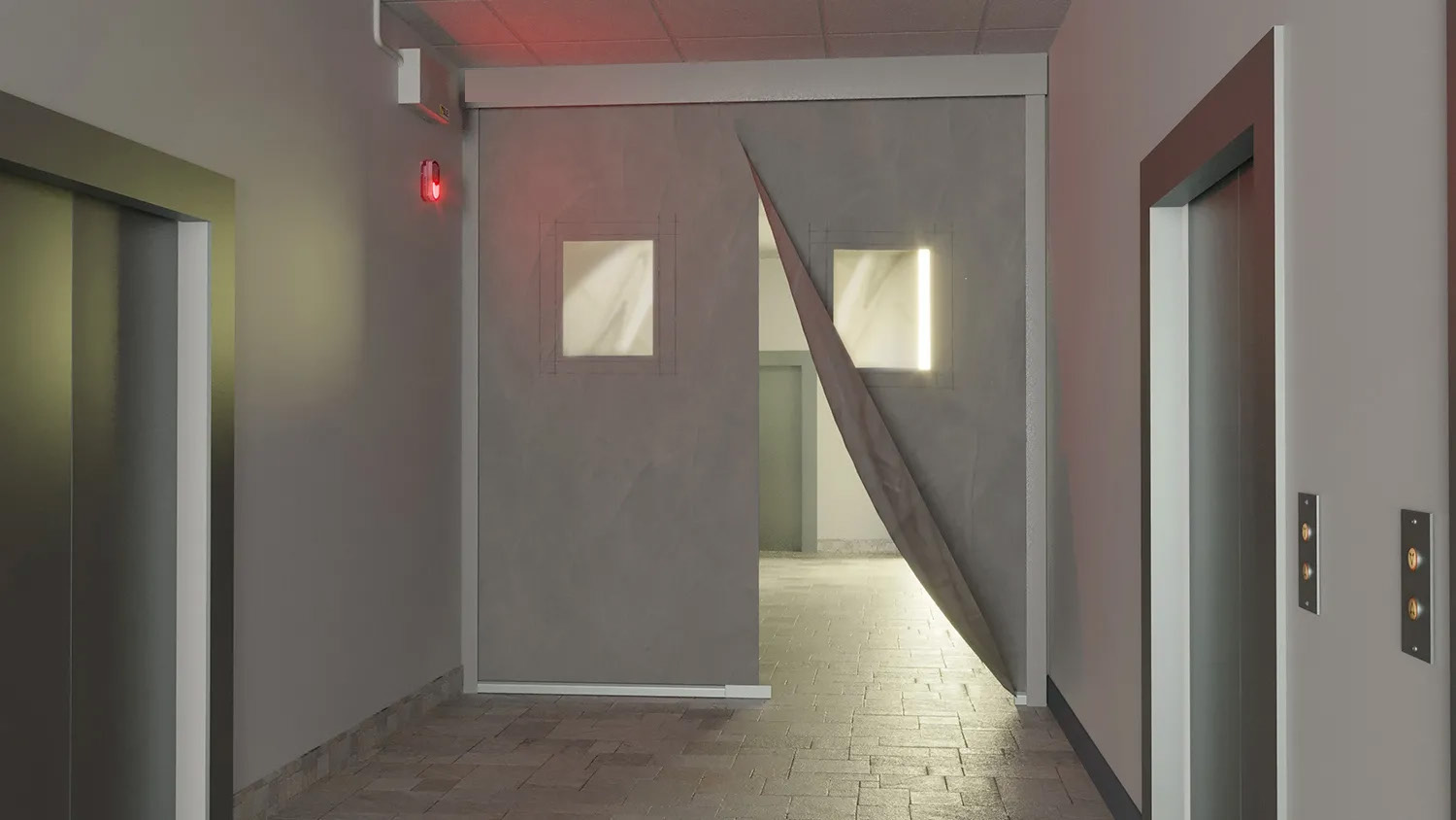 Automatic Egress Fire Curtain