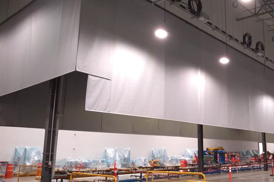 Fixed Draft Fire Curtain